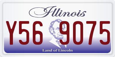 IL license plate Y569075