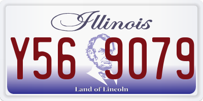 IL license plate Y569079