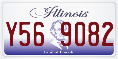 IL license plate Y569082