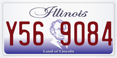 IL license plate Y569084