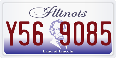 IL license plate Y569085