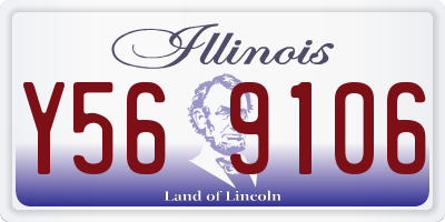 IL license plate Y569106