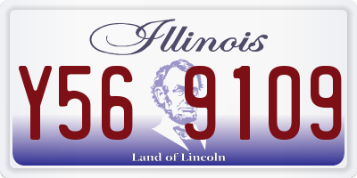 IL license plate Y569109