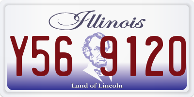 IL license plate Y569120