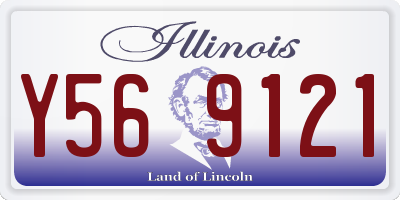 IL license plate Y569121