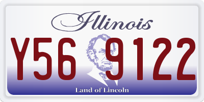 IL license plate Y569122