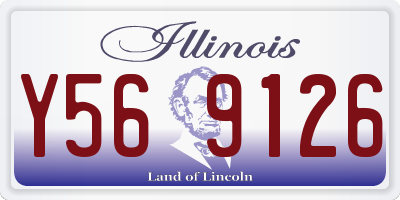 IL license plate Y569126