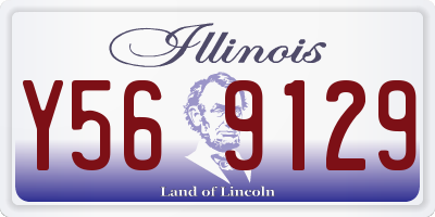 IL license plate Y569129
