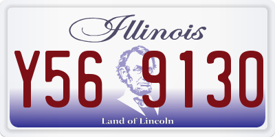 IL license plate Y569130