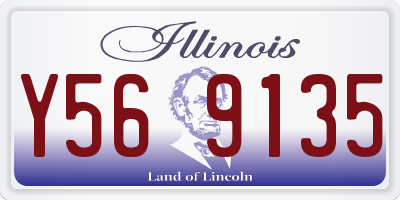 IL license plate Y569135