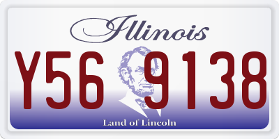 IL license plate Y569138