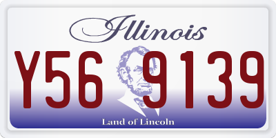IL license plate Y569139