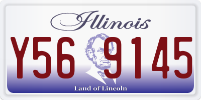 IL license plate Y569145