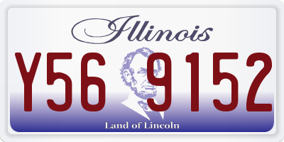 IL license plate Y569152