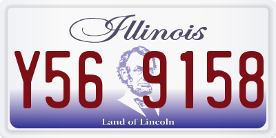 IL license plate Y569158