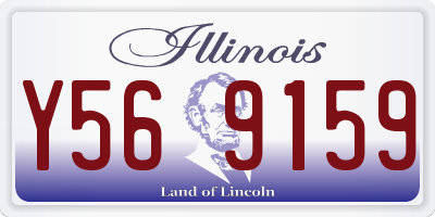 IL license plate Y569159