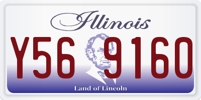IL license plate Y569160