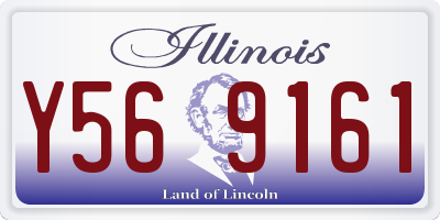 IL license plate Y569161