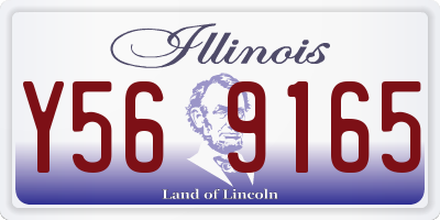 IL license plate Y569165