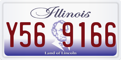 IL license plate Y569166
