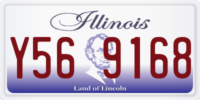 IL license plate Y569168