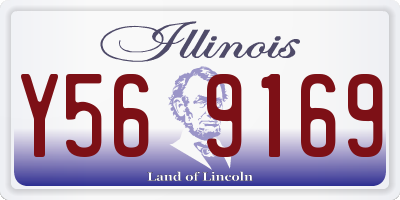 IL license plate Y569169