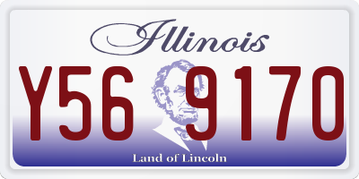 IL license plate Y569170
