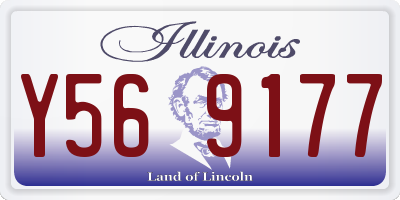 IL license plate Y569177