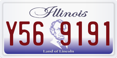 IL license plate Y569191