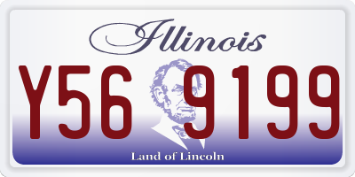 IL license plate Y569199