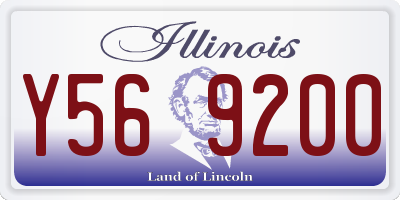 IL license plate Y569200