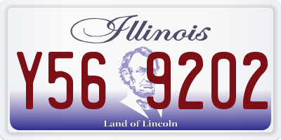 IL license plate Y569202
