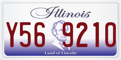 IL license plate Y569210