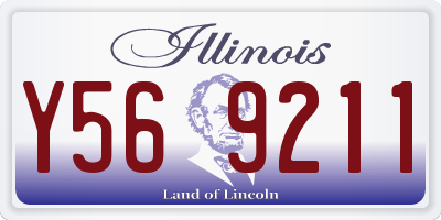 IL license plate Y569211