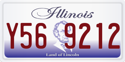 IL license plate Y569212