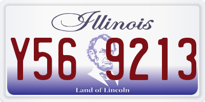 IL license plate Y569213