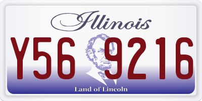 IL license plate Y569216