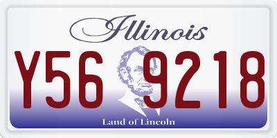 IL license plate Y569218