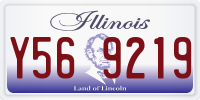 IL license plate Y569219