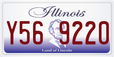 IL license plate Y569220