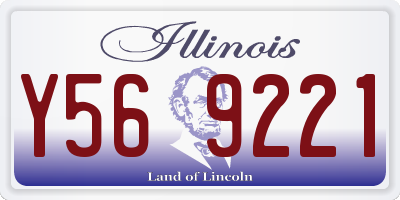 IL license plate Y569221