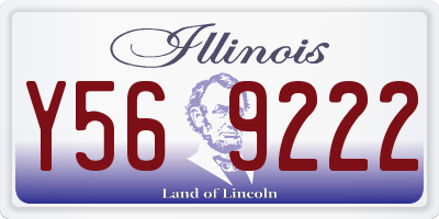 IL license plate Y569222