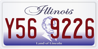IL license plate Y569226