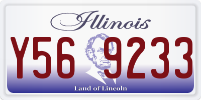 IL license plate Y569233