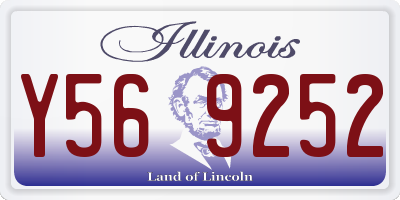 IL license plate Y569252
