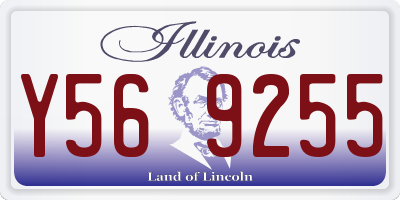 IL license plate Y569255