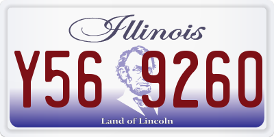 IL license plate Y569260