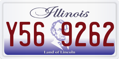 IL license plate Y569262