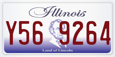 IL license plate Y569264