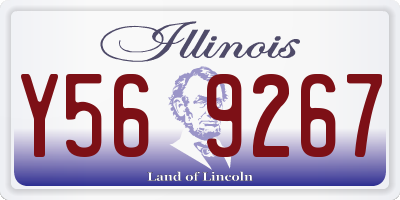 IL license plate Y569267